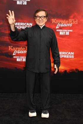 NEW YORK, NY- MAY 27: Jackie Chan at The NY World Premiere of Karate Kid: Legends on May 27, 2025 in New York City. Copyright: xMediaPunchx