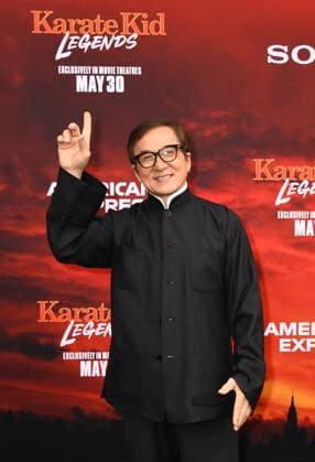 NEW YORK, NY- MAY 27: Jackie Chan at The NY World Premiere of Karate Kid: Legends on May 27, 2025 in New York City. Copyright: xMediaPunchx
