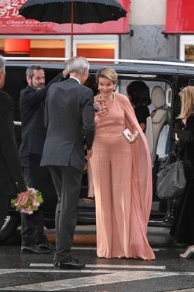Queen Mathilde and Princesse Elisabeth - Queen Elisabeth Competition Brussels, Belgium. 27 may 2025 : Queen Mathilde and Princess Elisabeth attend the Queen Elisabeth Music Competition at Bozar in Brussels. With Hélène d Udekem d Acoz et sa fille. (Sister of queen) . Credit : F.Andrieu Agencepeps CC . Brussels Belgium  Copyright: xContentxCurationx F.Andrieu Agencepeps CCx
