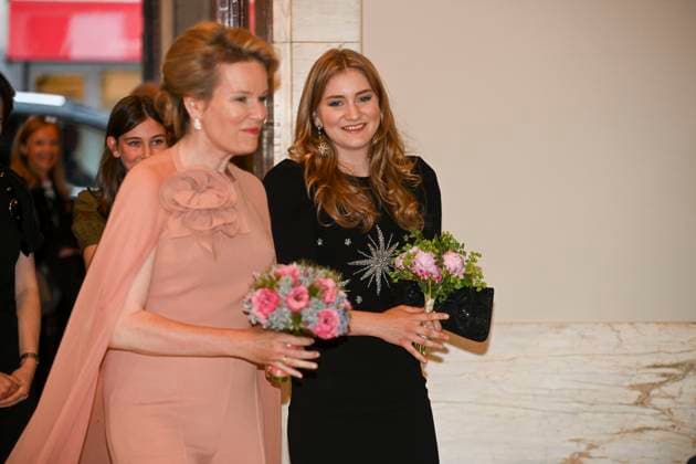 Queen Mathilde and Princesse Elisabeth - Queen Elisabeth Competition Brussels, Belgium. 27 may 2025 : Queen Mathilde and Princess Elisabeth attend the Queen Elisabeth Music Competition at Bozar in Brussels. With Hélène d Udekem d Acoz et sa fille. (Sister of queen) . Credit : F.Andrieu Agencepeps CC . Brussels Belgium  Copyright: xContentxCurationx F.Andrieu Agencepeps CCx