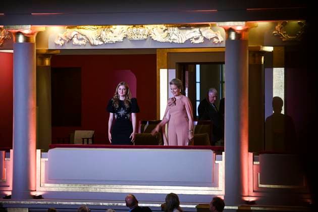 Queen Mathilde and Princesse Elisabeth - Queen Elisabeth Competition Brussels, Belgium. 27 may 2025 : Queen Mathilde and Princess Elisabeth attend the Queen Elisabeth Music Competition at Bozar in Brussels. With Hélène d Udekem d Acoz et sa fille. (Sister of queen) . Credit : F.Andrieu Agencepeps CC . Brussels Belgium  Copyright: xContentxCurationx F.Andrieu Agencepeps CCx