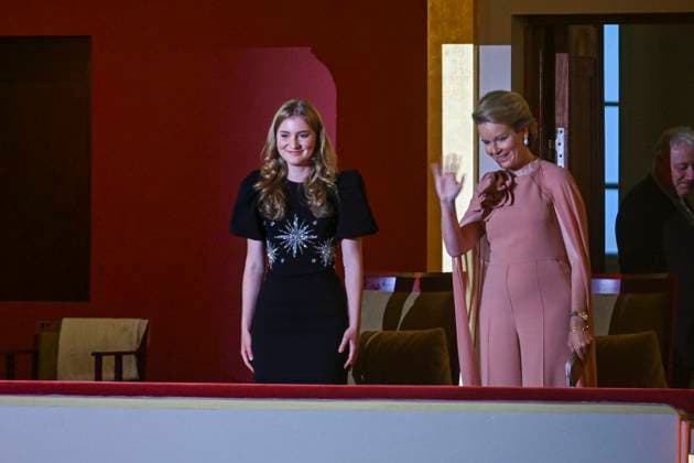 Queen Mathilde and Princesse Elisabeth - Queen Elisabeth Competition Brussels, Belgium. 27 may 2025 : Queen Mathilde and Princess Elisabeth attend the Queen Elisabeth Music Competition at Bozar in Brussels. With Hélène d Udekem d Acoz et sa fille. (Sister of queen) . Credit : F.Andrieu Agencepeps CC . Brussels Belgium  Copyright: xContentxCurationx F.Andrieu Agencepeps CCx