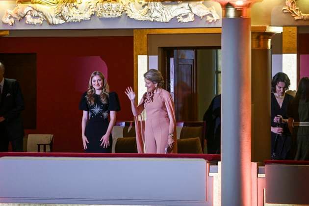 Queen Mathilde and Princesse Elisabeth - Queen Elisabeth Competition Brussels, Belgium. 27 may 2025 : Queen Mathilde and Princess Elisabeth attend the Queen Elisabeth Music Competition at Bozar in Brussels. With Hélène d Udekem d Acoz et sa fille. (Sister of queen) . Credit : F.Andrieu Agencepeps CC . Brussels Belgium  Copyright: xContentxCurationx F.Andrieu Agencepeps CCx