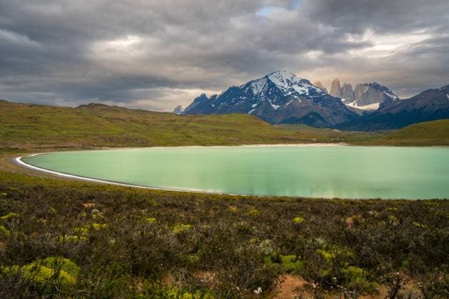 Creative Highlights World Morning light on Torres del Paine and Laguna Amarga Torres de Paine, Magallanes y la Antártica Chilena, Chile CR_CYCY250527-1725476-01