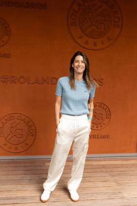 2025 French Open - Village Day 4 NB Helene Mannarino at village during the 2025 French Open at Roland Garros on May 28, 2025 in Paris, France. Photo by Nasser Berzane ABACAPRESS.COM Paris France  Copyright: xBerzanexNasser ABACAx