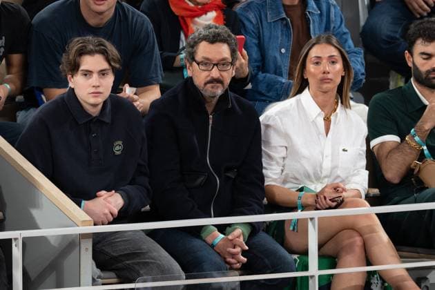French Open Vips At The Stands LZ Victor Foenkinos and David Foenkinos attend the Roland Garros 2025 tournament on May 28, 2025 in Paris, France. Photo by Laurent Zabulon ABACAPRESS.COM  Copyright: xZabulonxLaurent ABACAx