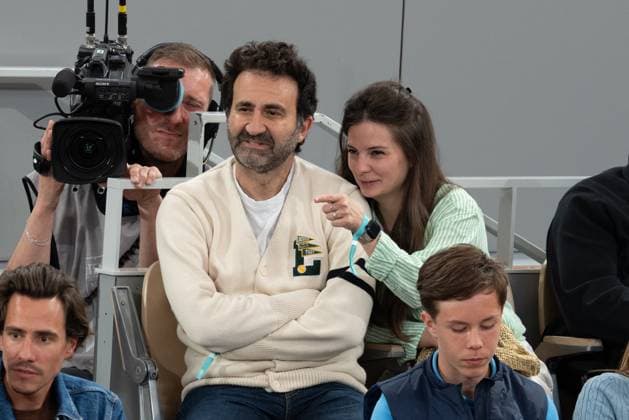 French Open Vips At The Stands LZ Mathieu Madenian and Olivia Madenian attend the Roland Garros 2025 tournament on May 28, 2025 in Paris, France. Photo by Laurent Zabulon ABACAPRESS.COM  Copyright: xZabulonxLaurent ABACAx