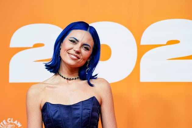 Zurich, Switzerland, May 28th 2025: Swiss singer and songwriter Kings Elliot (Anja Gmur) nominated for Best Breaking Act on the red carpet during the Swiss Music Awards 2025 at Hallenstadion in Zurich, Switzerland. (Daniela Porcelli SPP) Copyright: xDanielaxPorcellix xSPPx spp-en-DaPoSp-2025028-DP1111A