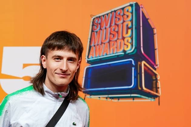 Zurich, Switzerland, May 28th 2025: Portrait (headshot close up) of swiss rapper Jule X (Luc Julian Peyer) nominated for Best Breaking Act on the red carpet during the Swiss Music Awards 2025 at Hallenstadion in Zurich, Switzerland. (Daniela Porcelli SPP) Copyright: xDanielaxPorcellix xSPPx spp-en-DaPoSp-20250528-DP203981