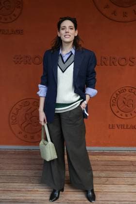 2025 French Open - Celebrities At Village Night Day 4 NB Claire Delorme at Village for night session during the 2025 French Open at Roland Garros on May 28, 2025 in Paris, France. Photo by Nasser Berzane ABACAPRESS.COM Paris France  Copyright: xBerzanexNasser ABACAx