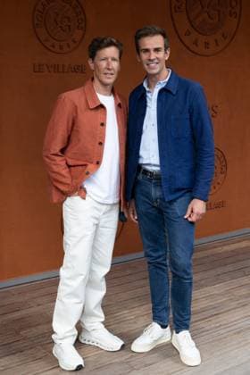 2025 French Open - Celebrities At Village Night Day 4 NB Jean de Reynal, Jean-Baptiste Marteau at Village for night session during the 2025 French Open at Roland Garros on May 28, 2025 in Paris, France. Photo by Nasser Berzane ABACAPRESS.COM Paris France  Copyright: xBerzanexNasser ABACAx