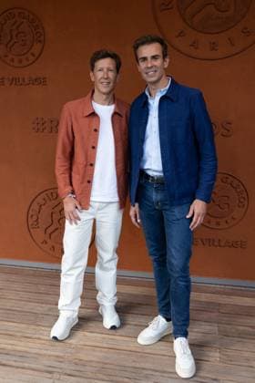2025 French Open - Celebrities At Village Night Day 4 NB Jean de Reynal, Jean-Baptiste Marteau at Village for night session during the 2025 French Open at Roland Garros on May 28, 2025 in Paris, France. Photo by Nasser Berzane ABACAPRESS.COM Paris France  Copyright: xBerzanexNasser ABACAx