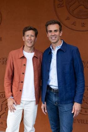 2025 French Open - Celebrities At Village Night Day 4 NB Jean de Reynal, Jean-Baptiste Marteau at Village for night session during the 2025 French Open at Roland Garros on May 28, 2025 in Paris, France. Photo by Nasser Berzane ABACAPRESS.COM Paris France  Copyright: xBerzanexNasser ABACAx