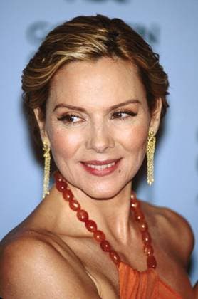 Golden Globe Awards, Los Angeles KIM CATTRALL Golden Globe Awards, Los Angeles drop earrings, sex and the city, samantha jones, halterneck, beauty spot, mole, headshot, portrait London Great Britain Copyright: xPhilxLoftus CapitalxPicturesx