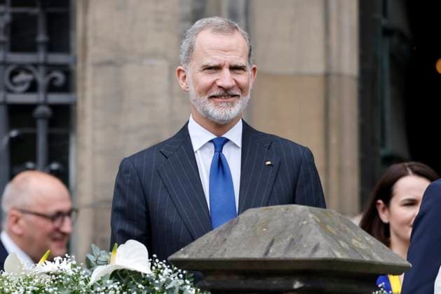 Entertainment Themen der Woche KW22 Entertainment Bilder des Tages König Felipe von Spanien (Felipe VI.) bei der Verleihung des Internationalen Karlspreises zu Aachen 2025 an EU-Kommissionspräsidentin Ursula von der Leyen. Aachen, 29.05.2025 NRW Deutschland *** King Felipe of Spain Felipe VI at the presentation of the International Charlemagne Prize of Aachen 2025 to EU Commission President Ursula von der Leyen Aachen, 29 05 2025 NRW Germany Copyright: xChristophxHardtx