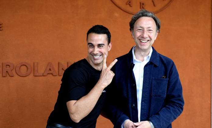 Celebrities in the village during the French Open Tennis Championships at Roland Garros 2025 Stéphane Bern and his companion Yori Bailleres au village lors des Internationaux de France de Tennis de Roland Garros 2025 Paris, May 29th, 2025 Moreau Jacovides Bestimage Celebrities in the village during the French Open Tennis Championships at Roland Garros 2025 Paris, May 29th, 2025 Paris France  Copyright: xJACOVIDES-MOREAUx xBESTIMAGExJACOVIDES-MOREAUx xBESTIMAGEx