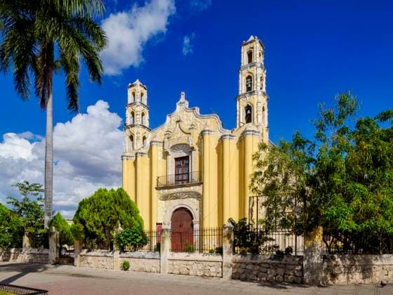 Saint John the Baptist Church, Merida, Yucatan State, Mexico Copyright: KarolxKozlowski 1245-4125