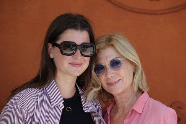 French Open - Vips At The Village Oriane Deschamps and Michele Laroque at Village during the 2025 French Open at Roland Garros on May 30, 2025 in Paris, France. Photo by Nasser Berzane ABACAPRESS.COM Paris France  Copyright: xBerzanexNasser ABACAx
