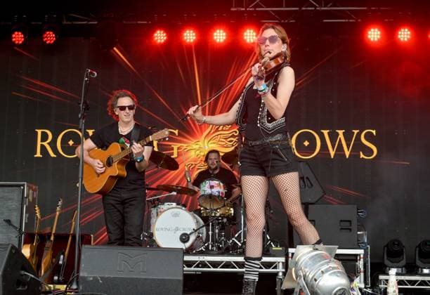 Wychwood Music Festival 2025 Friday The Roving Crows perform at Wychwood Music Festival 2025 Friday, Credit:Jules Annan Avalon  Copyright: xJulesxAnnanx xAvalonx 1005312213