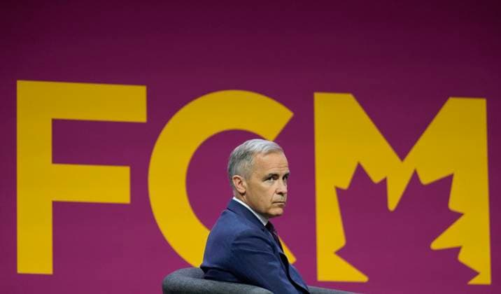 May 30, 2025, Ottawa, On, Canada: Prime Minister Mark Carney is seen at the Federation of Canadian Municipalities conference, in Ottawa, Friday, May 30, 2025. Ottawa Canada  - ZUMAc35_ 20250530_zaf_c35_030 Copyright: xAdrianxWyldx