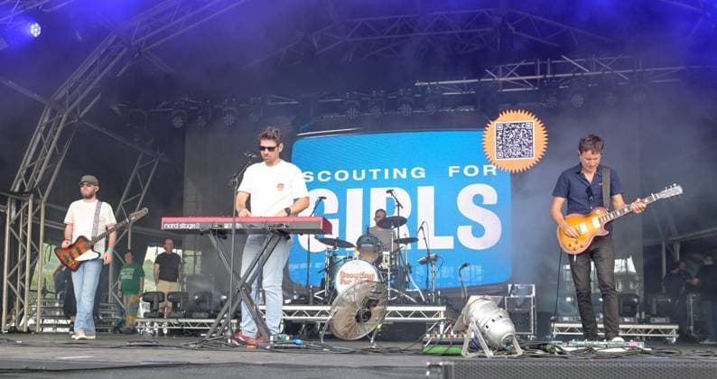 Wychwood Music Festival 2025 Friday Scouting for Girls perform at Wychwood Music Festival 2025 Friday, Credit:Jules Annan Avalon  Copyright: xJulesxAnnanx xAvalonx 1005341582