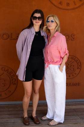 Celebrities in the village during the French Open Tennis Championships at Roland Garros 2025 Day 5 Oriane Deschamps and Michèle Laroque in the village during the French Open Tennis Championships at Roland Garros 2025 Paris, May 30th, 2025 Moreau Jacovides Bestimage Celebrities in the village during the French Open Tennis Championships at Roland Garros 2025, on May 30th, 2025 in Paris France  Copyright: xJACOVIDES-MOREAUx xBESTIMAGExJACOVIDES-MOREAUx xBESTIMAGEx