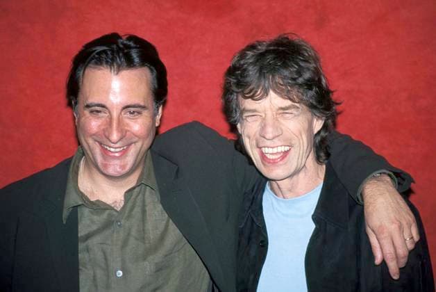 RECORD DATE NOT STATED ANDY GARCIA & MICK JAGGER Ref: ND headshot, portrait, laughing, smiling, arm on shoulder Los Angeles United States Copyright: xNickxDouglas CapitalxPicturesx