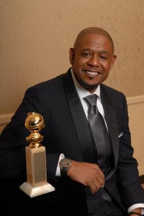 Pressroom - 64th Annual Golden Globe Awards FOREST WHITAKER Winner Best Performance By An Actor In A Motion Picture Drama for The Last King of Scotland Pressroom - 64th Annual Golden Globe Awards, Beverly Hills HIlton, Beverly Hills, California, USA. January 15th 2007. globes press room half length award trophy black suit jacket studio CAP AW Please use accompanying story Supplied by HFPA and 64th Golden Globe Awards Beverly Hills California United States Copyright: xSuppliedxbyxCapitalxPicturesx