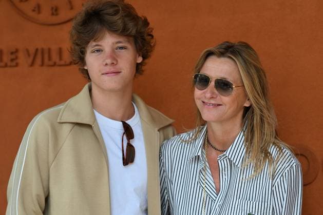 French Open - VIPs At The Village Roman Lavoine and Sarah Poniatowski posing at the Village at Roland Garros on June 01, 2025 in Paris, France. Photo by ABACAPRESS.COM Paris France  Copyright: xABACAx
