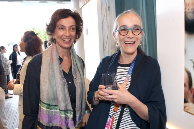 Exclusive Celebrities at lunch in the France Television box during the 2025 Tennis French Open of Roland Garros Exclusif Audrey Azoulay Director General of UNESCO and Delphine Ernotte Cunci President of France TV at lunch in the France Television box during the 2025 Tennis French Open of Roland Garros Day 09 in Paris, France June 2, 2025 Bertrand Rindoff Bestimage Exclusive Lunch in the France Television box during the 2025 Tennis French Open of Roland Garros Day 09 in Paris, France France  Copyright: xBERTRANDxRINDOFFxPETROFFx xBESTIMAGExBERTRANDxRINDOFFxPETROFFx xBESTIMAGEx