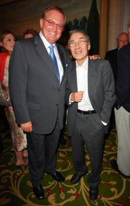 June Brown Tribute Luncheon GRAHAM COLE & BURT KWOUK June Brown Tribute Luncheon, Grosvenor House, London, UK. October 15th, 2006 Ref: CAN full length grey gray suit Can Nguyen London Great Britain Copyright: xCanxNguyen CapitalxPicturesx