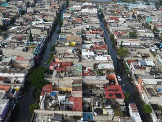 Heavy Rains Hit Mexico Causing Floods Aerial view of flooded streets near the La Colmena pumping plant, on the border between the State of Mexico and Mexico City after the heavy rains that hit Mexico, affecting several municipalities. on June 3, 2025 in Mexico City, Mexico. (Photo by Carlos Santiago Eyepix Group) Copyright: xCarlosxSantiago xEyepixxGroupx CS_03062025_157530
