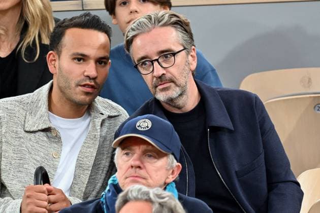 French Open - VIPs In The Stands - Day 11 Pierre-Antoine Capton and Mohamed Bouhafsi seen in the stands during French Open at Roland Garros on June 03, 2025 in Paris, France. Photo by ABACAPRESS.COM Paris France  Copyright: xABACAx