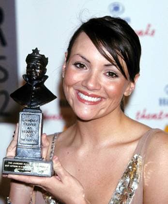 MARTINE McCUTCHEON Ref: 11461 headshot, portrait, sweeping fringe, award London Great Britain Copyright: xHelenxValentine CapitalxPicturesx