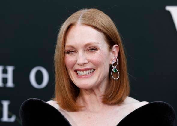 Julianne Moore arrives on the red carpet for the Echo Valley New York Premiere at AMC Lincoln Square 13 on June 04, 2025 in New York City.  NYP20250604202 JOHNxANGELILLO