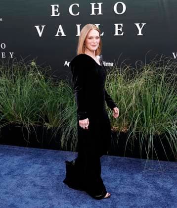 Julianne Moore arrives on the red carpet for the Echo Valley New York Premiere at AMC Lincoln Square 13 on June 04, 2025 in New York City.  NYP20250604226 JOHNxANGELILLO