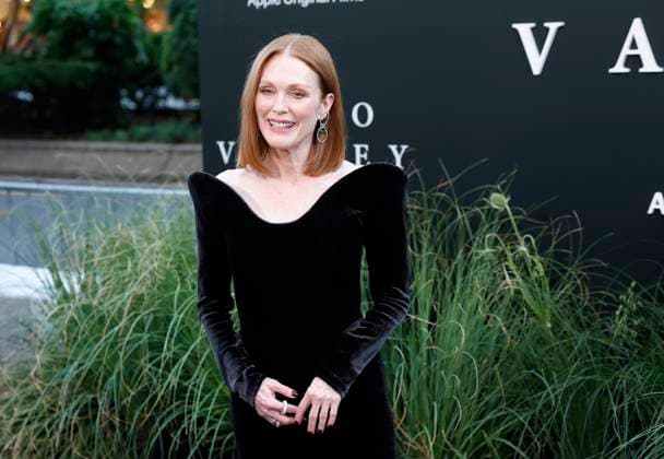 Julianne Moore arrives on the red carpet for the Echo Valley New York Premiere at AMC Lincoln Square 13 on June 04, 2025 in New York City.  NYP20250604227 JOHNxANGELILLO