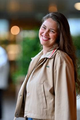 French Open - VIPs At The Village Marie-Ange Casta is seen posing at the Village during French Open at Roland Garros on June 03, 2025 in Paris, France. Photo by ABACAPRESS.COM Paris France  Copyright: xABACAx