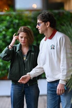 French Open - VIPs At The Village Melanie Thierry and singer Raphael is seen posing at the Village during French Open at Roland Garros on June 03, 2025 in Paris, France. Photo by ABACAPRESS.COM Paris France  Copyright: xABACAx