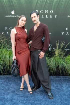 Echo Valley New York Premiere in New York, USA - 04 Jun 2025 Isabelle Chaput and Nelson Tiberghien attend the Echo Valley New York Premiere at AMC Lincoln Square 13. New York United States Copyright: xRonxAdarx xSOPAxImagesx _radar_echovalley_20250604_01821