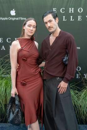 June 4, 2025, New York, United States: Isabelle Chaput and Nelson Tiberghien attend the Echo Valley New York Premiere at AMC Lincoln Square 13. New York United States - ZUMAs197 20250604_aaa_s197_477 Copyright: xRonxAdarx