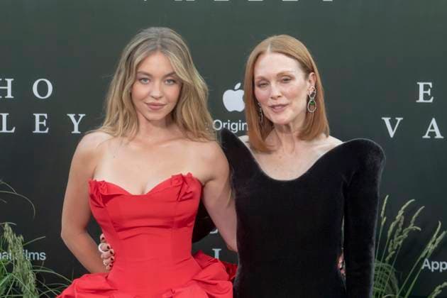 June 4, 2025, New York, United States: (L-R) Sydney Sweeney and Julianne Moore attend the Echo Valley New York Premiere at AMC Lincoln Square. New York United States - ZUMAs197 20250604_aaa_s197_479 Copyright: xRonxAdarx