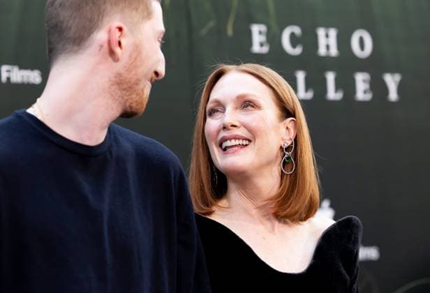 Arrivals for the New York premiere of Echo Valley Featuring: Julianne Moore, Caleb Freundlich Where: New York, New York, United States When: 04 Jun 2025 Credit: Janet Mayer INSTARimages.com EDITORIAL USE ONLY. NOT FOR USE BY NEWSPAPERS BASED IN THE UK. Copyright: xx instar54823259