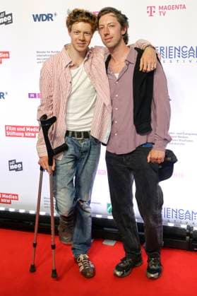Arsseni Bultmann und Maximilian Mauff bei der der Premiere der ZDFneo-Serie Chabos auf dem 11. Seriencamp Festival 2025 im Cinenova Kino. Köln, 05.06.2025