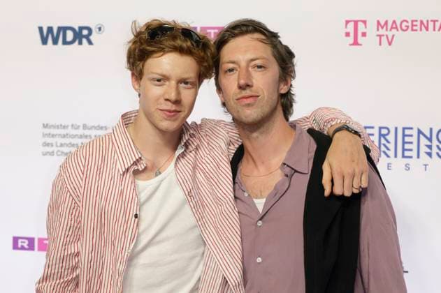Arsseni Bultmann und Maximilian Mauff bei der der Premiere der ZDFneo-Serie Chabos auf dem 11. Seriencamp Festival 2025 im Cinenova Kino. Köln, 05.06.2025