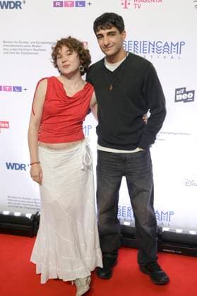 Mathilda Smidt und Loran Alhasan bei der der Premiere der ZDFneo-Serie Chabos auf dem 11. Seriencamp Festival 2025 im Cinenova Kino. Köln, 05.06.2025