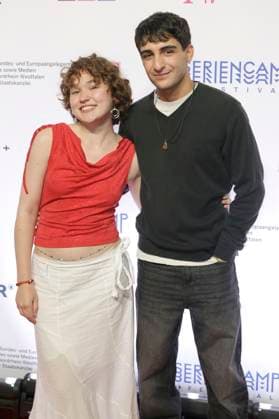 Mathilda Smidt und Loran Alhasan bei der der Premiere der ZDFneo-Serie Chabos auf dem 11. Seriencamp Festival 2025 im Cinenova Kino. Köln, 05.06.2025