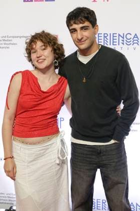 Mathilda Smidt und Loran Alhasan bei der der Premiere der ZDFneo-Serie Chabos auf dem 11. Seriencamp Festival 2025 im Cinenova Kino. Köln, 05.06.2025