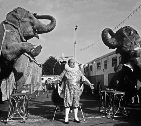 Archivbilder der Woche KW23 DUROV TRAINING 41486 06.06.1970 The tamer Yury Durov rehearsing with elephants Paniarskiy Sputnik Russia  Copyright: xPaniarskiyx
