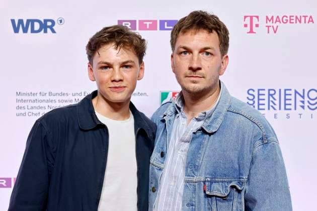 Die Schauspieler Nico Marischka und Johannes Kienast bei der Premiere der Serie Chabos beim 11. Seriencamp Festival 2025 im Cinenova Kino. Köln, 05.06.2025 NRW Deutschland Copyright: xChristophxHardtx